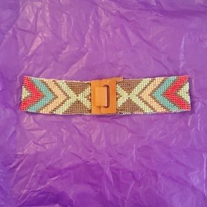 Nwt stretch beaded belt